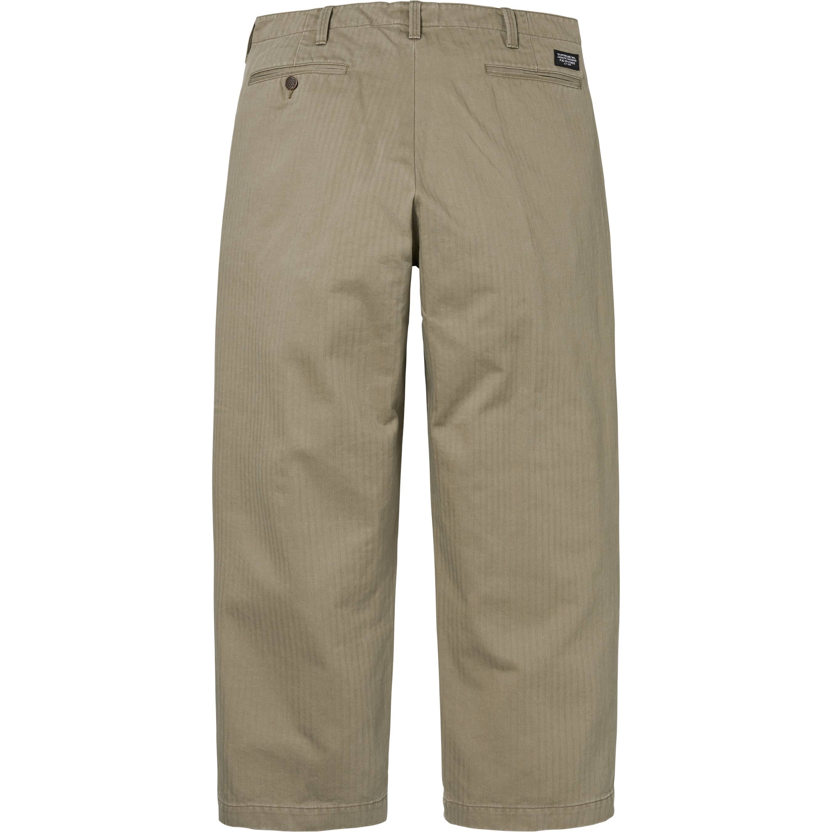 Washed Herringbone Chino Pant view 9